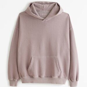 Abercrombie Men's Essential Popover Sweatshirt Medium Pink